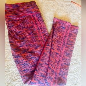 Lilly Pulitzer Luxletic Leggings SpAcE DYE Pink sz Large
